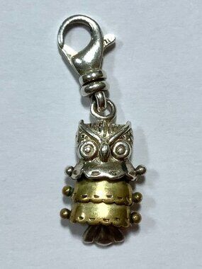 Silpada sterling silver 925 Owl charm C2599